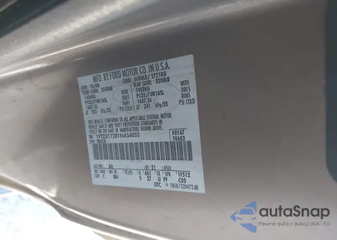 2001 Ford F-150 Xl/Xlt из США, поврежденный, VIN 1FTZX17281NA54053